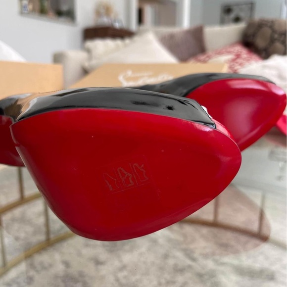 Louboutin NEW VERY PRIVE 120 PATENT NTW - RELISTED - Picture 5 of 14